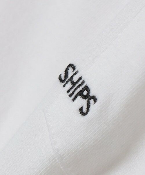 SHIPS / シップス Tシャツ | 【26SS新色追加!!累計販売数18万枚突破!!】【WEB限定】SHIPS: マイクロ SHIPSロゴ ポケット Tシャツ | 詳細2