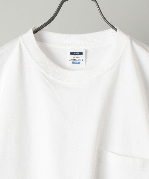 SHIPS / シップス Tシャツ | 【WEB限定】SHIPS: マイクロ SHIPSロゴ ポケット Tシャツ | 詳細6