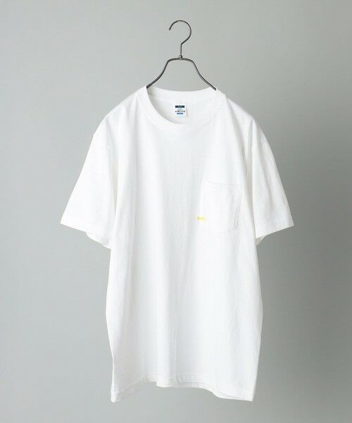 SHIPS / シップス Tシャツ | 【WEB限定】SHIPS: マイクロ SHIPSロゴ ポケット Tシャツ | 詳細10