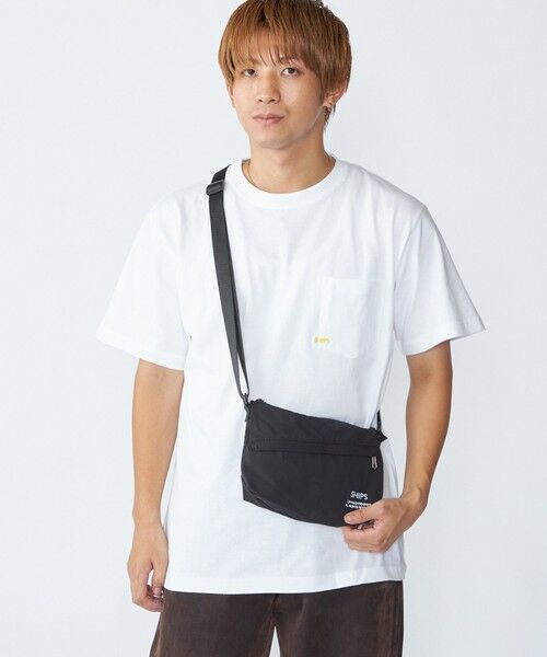 SHIPS / シップス Tシャツ | 【WEB限定】SHIPS: マイクロ SHIPSロゴ ポケット Tシャツ | 詳細7