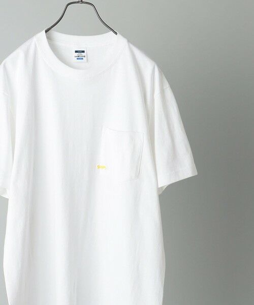 SHIPS / シップス Tシャツ | 【26SS新色追加!!累計販売数18万枚突破!!】【WEB限定】SHIPS: マイクロ SHIPSロゴ ポケット Tシャツ | 詳細14