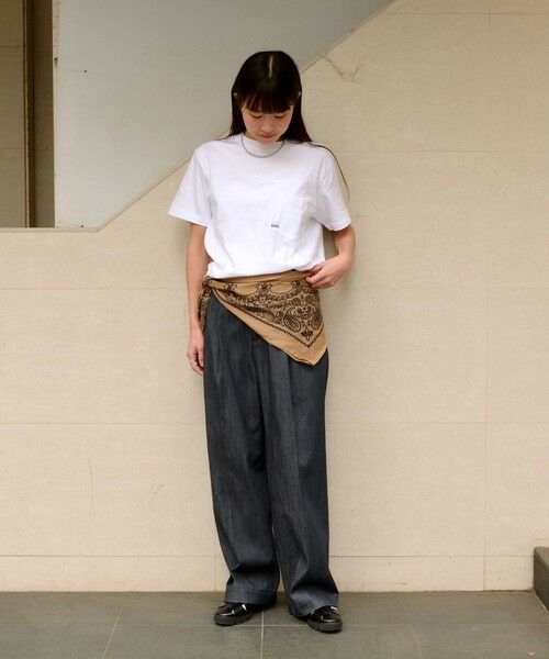 SHIPS / シップス Tシャツ | 【WEB限定】SHIPS: マイクロ SHIPSロゴ ポケット Tシャツ | 詳細12