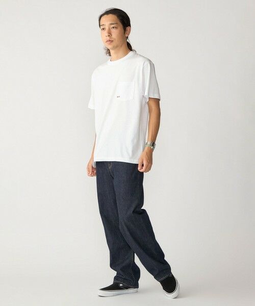 SHIPS / シップス Tシャツ | 【26SS新色追加!!累計販売数18万枚突破!!】【WEB限定】SHIPS: マイクロ SHIPSロゴ ポケット Tシャツ | 詳細19