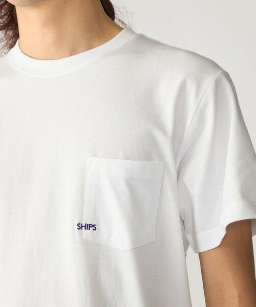 SHIPS / シップス Tシャツ | 【26SS新色追加!!累計販売数18万枚突破!!】【WEB限定】SHIPS: マイクロ SHIPSロゴ ポケット Tシャツ | 詳細23