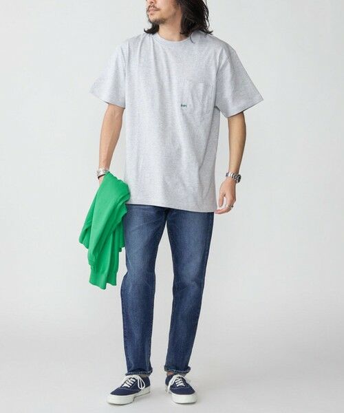 SHIPS / シップス Tシャツ | 【WEB限定】SHIPS: マイクロ SHIPSロゴ ポケット Tシャツ | 詳細18