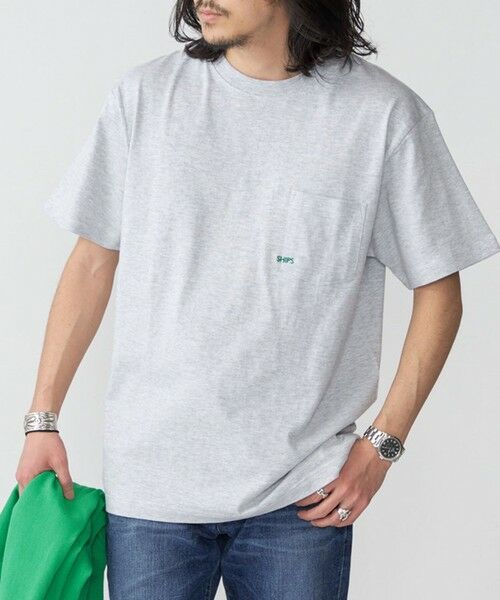 SHIPS / シップス Tシャツ | 【WEB限定】SHIPS: マイクロ SHIPSロゴ ポケット Tシャツ | 詳細23
