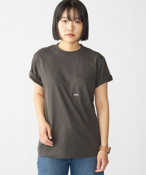 SHIPS / シップス Tシャツ | 【WEB限定】SHIPS: マイクロ SHIPSロゴ ポケット Tシャツ | 詳細30