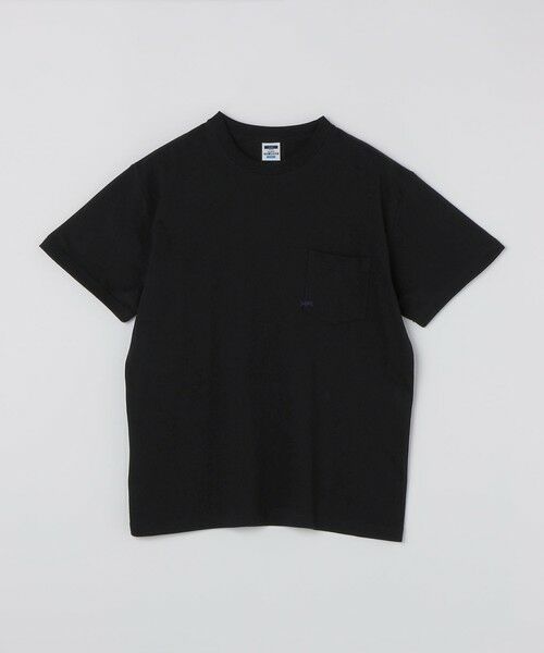 SHIPS / シップス Tシャツ | 【26SS新色追加!!累計販売数18万枚突破!!】【WEB限定】SHIPS: マイクロ SHIPSロゴ ポケット Tシャツ（パープル）