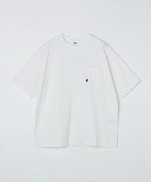 SHIPS / シップス Tシャツ | 【WEB限定】SHIPS:〈汗染み防止加工〉ワンポイントロゴ ビッグシルエットヘビーウェイトTシャツ | 詳細7