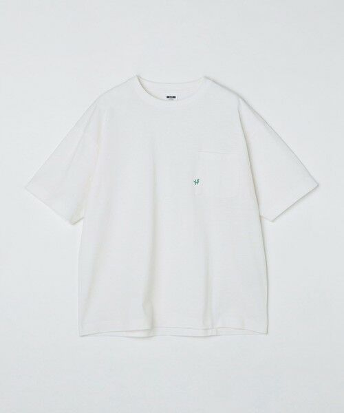SHIPS / シップス Tシャツ | 【WEB限定】SHIPS:〈汗染み防止加工〉ワンポイントロゴ ビッグシルエットヘビーウェイトTシャツ | 詳細10