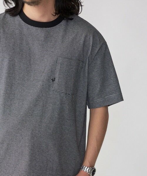 SHIPS / シップス Tシャツ | 【WEB限定】SHIPS:〈汗染み防止加工〉ワンポイントロゴ ビッグシルエットヘビーウェイトTシャツ | 詳細25