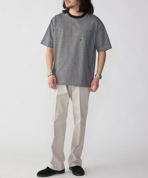 SHIPS / シップス Tシャツ | 【WEB限定】SHIPS:〈汗染み防止加工〉ワンポイントロゴ ビッグシルエットヘビーウェイトTシャツ | 詳細22