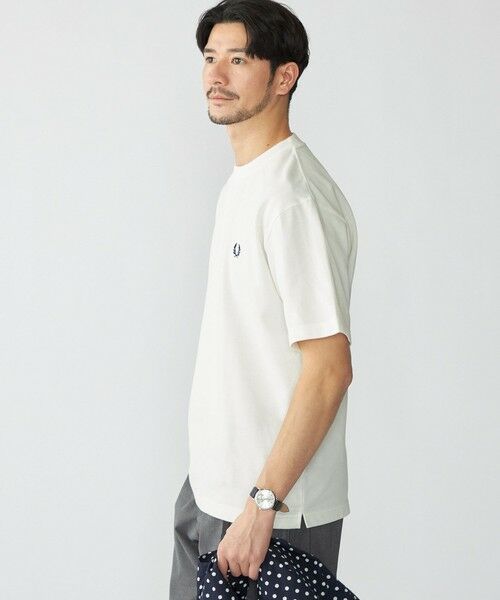 SHIPS / シップス Tシャツ | 【SHIPS別注】FRED PERRY:COOLMAX(R) 鹿の子 ワンポイント ロゴ Tシャツ 25SS | 詳細2
