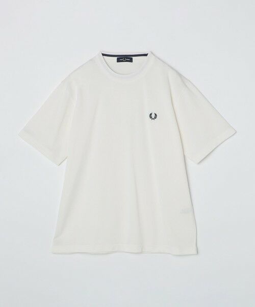 SHIPS / シップス Tシャツ | 【SHIPS別注】FRED PERRY:COOLMAX(R) 鹿の子 ワンポイント ロゴ Tシャツ 25SS | 詳細4