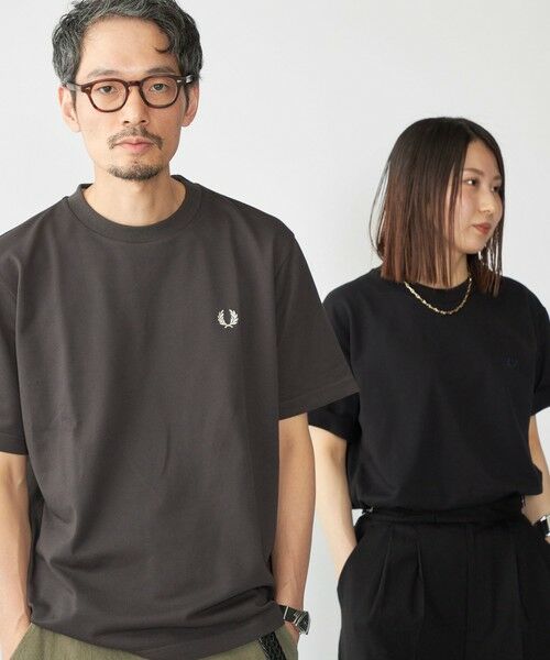 SHIPS / シップス Tシャツ | 【SHIPS別注】FRED PERRY:COOLMAX(R) 鹿の子 ワンポイント ロゴ Tシャツ 25SS | 詳細20