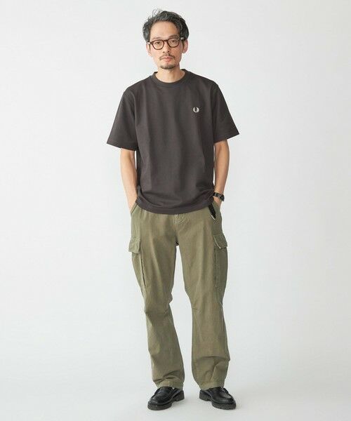 SHIPS / シップス Tシャツ | 【SHIPS別注】FRED PERRY:COOLMAX(R) 鹿の子 ワンポイント ロゴ Tシャツ 25SS | 詳細11