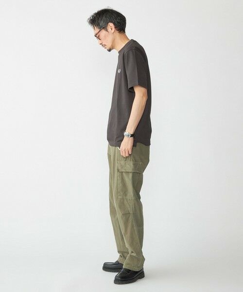 SHIPS / シップス Tシャツ | 【SHIPS別注】FRED PERRY:COOLMAX(R) 鹿の子 ワンポイント ロゴ Tシャツ 25SS | 詳細12