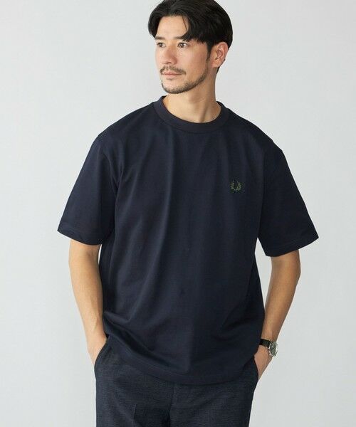 SHIPS / シップス Tシャツ | 【SHIPS別注】FRED PERRY:COOLMAX(R) 鹿の子 ワンポイント ロゴ Tシャツ 25SS | 詳細29
