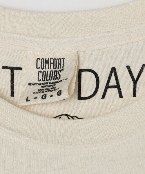 SHIPS / シップス Tシャツ | 【SHIPS別注】THE DAY ON THE BEACH: ガーメントダイ プリント Tシャツ | 詳細15