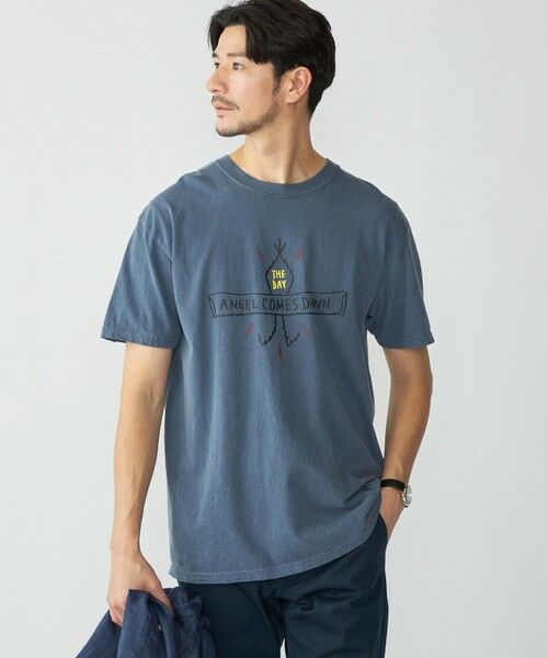 SHIPS / シップス Tシャツ | 【SHIPS別注】THE DAY ON THE BEACH: ガーメントダイ プリント Tシャツ | 詳細22