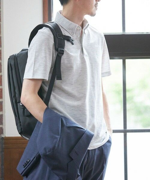 SHIPS / シップス シャツ・ブラウス | 【WEB限定】SHIPS: 吸水速乾・UVケア Drymix(R)ワンポイントロゴ ボタンダウン ポロシャツ | 詳細4