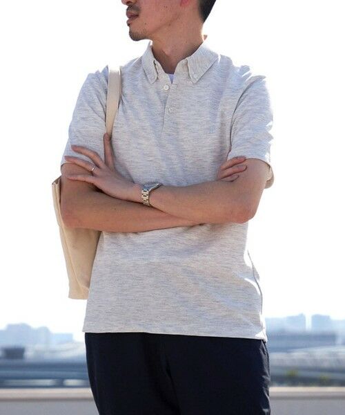 SHIPS / シップス シャツ・ブラウス | 【WEB限定】SHIPS: 吸水速乾・UVケア Drymix(R)ワンポイントロゴ ボタンダウン ポロシャツ | 詳細6