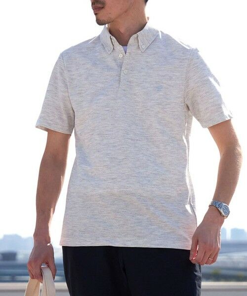 SHIPS / シップス シャツ・ブラウス | 【WEB限定】SHIPS: 吸水速乾・UVケア Drymix(R)ワンポイントロゴ ボタンダウン ポロシャツ | 詳細7