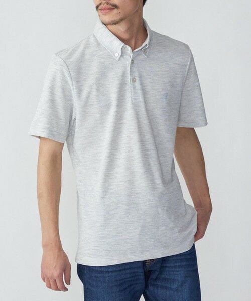 SHIPS / シップス シャツ・ブラウス | 【WEB限定】SHIPS: 吸水速乾・UVケア Drymix(R)ワンポイントロゴ ボタンダウン ポロシャツ | 詳細8