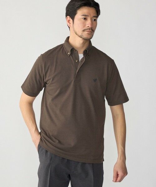 SHIPS / シップス シャツ・ブラウス | 【WEB限定】SHIPS: 吸水速乾・UVケア Drymix(R)ワンポイントロゴ ボタンダウン ポロシャツ | 詳細5