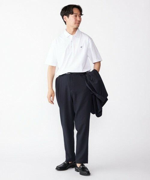 SHIPS / シップス Tシャツ | 【WEB限定】SHIPS:〈吸水速乾〉アイスタッチ ワンポイント ロゴ レギュラーカラー ポロシャツ | 詳細1