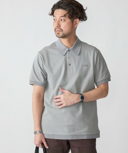 SHIPS / シップス シャツ・ブラウス | 【SHIPS別注】LACOSTE: クラシック ニットリブ ポロシャツ | 詳細5