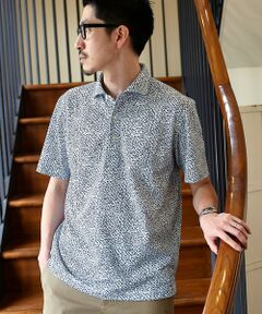 SHIPS / シップス Tシャツ | SHIPS: フラワープリント ショートスリーブ ポロシャツ