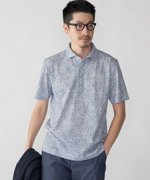 SHIPS / シップス Tシャツ | SHIPS: フラワープリント ショートスリーブ ポロシャツ | 詳細7