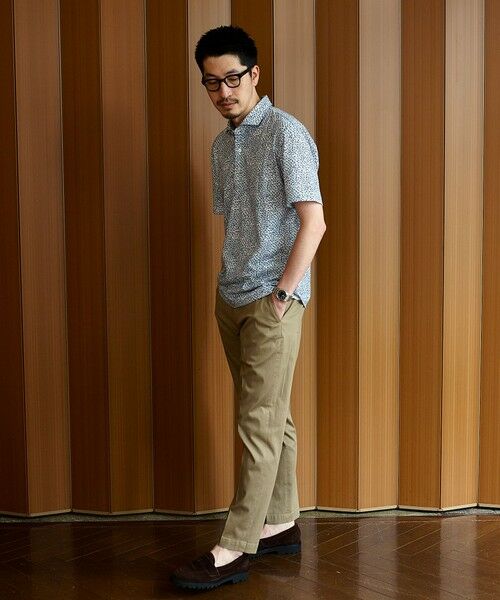 SHIPS / シップス Tシャツ | SHIPS: フラワープリント ショートスリーブ ポロシャツ | 詳細2