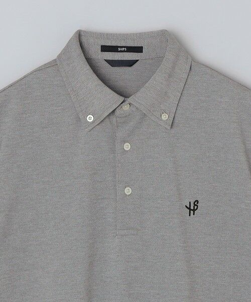 SHIPS / シップス Tシャツ | 【WEB限定】SHIPS:〈吸水速乾〉ドライピケ ワンポイント ロゴ ボタンダウン ポロシャツ | 詳細2