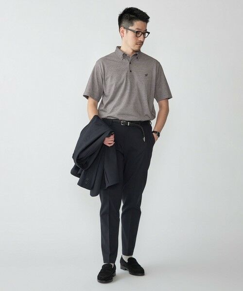 SHIPS / シップス Tシャツ | 【WEB限定】SHIPS:〈吸水速乾〉ドライピケ ワンポイント ロゴ ボタンダウン ポロシャツ | 詳細1