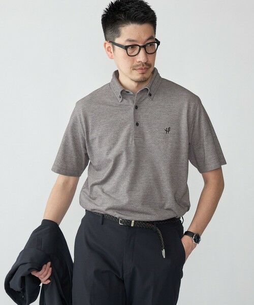 SHIPS / シップス Tシャツ | 【WEB限定】SHIPS:〈吸水速乾〉ドライピケ ワンポイント ロゴ ボタンダウン ポロシャツ | 詳細2