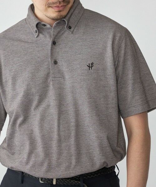 SHIPS / シップス Tシャツ | 【WEB限定】SHIPS:〈吸水速乾〉ドライピケ ワンポイント ロゴ ボタンダウン ポロシャツ | 詳細3