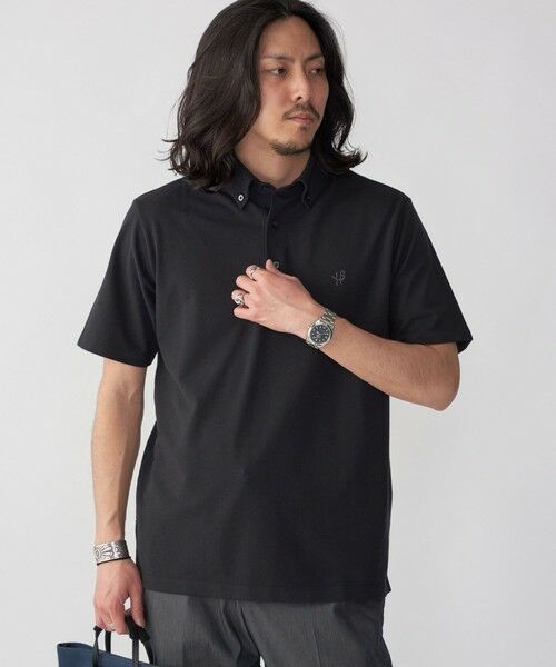 SHIPS / シップス Tシャツ | 【WEB限定】SHIPS:〈吸水速乾〉ドライピケ ワンポイント ロゴ ボタンダウン ポロシャツ | 詳細7