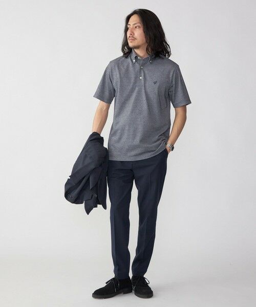 SHIPS / シップス Tシャツ | 【WEB限定】SHIPS:〈吸水速乾〉ドライピケ ワンポイント ロゴ ボタンダウン ポロシャツ | 詳細24