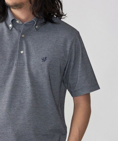 SHIPS / シップス Tシャツ | 【WEB限定】SHIPS:〈吸水速乾〉ドライピケ ワンポイント ロゴ ボタンダウン ポロシャツ(ロイヤルブルー)