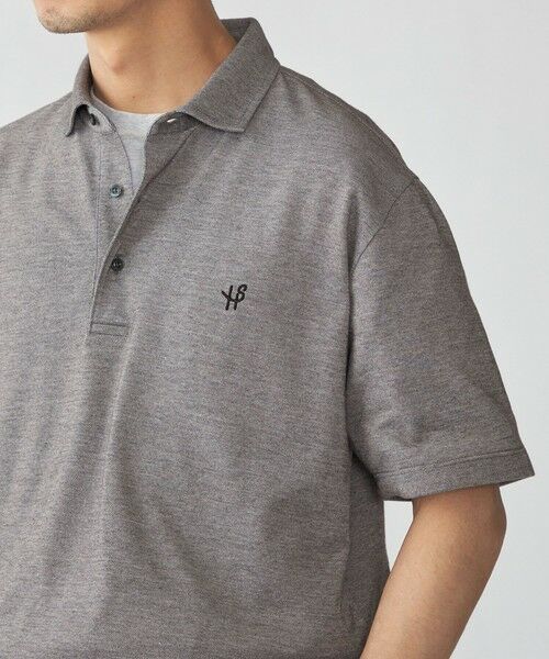 SHIPS / シップス Tシャツ | 【WEB限定】SHIPS:〈吸水速乾〉ドライピケ ワンポイント ロゴ ワイドカラー ポロシャツ | 詳細3