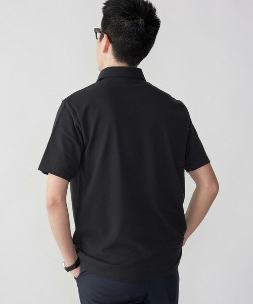 SHIPS / シップス Tシャツ | 【WEB限定】SHIPS:〈吸水速乾〉ドライピケ ワンポイント ロゴ ワイドカラー ポロシャツ | 詳細12