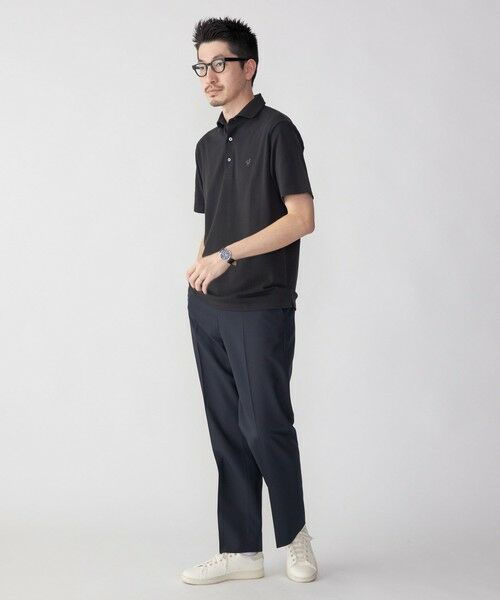 SHIPS / シップス Tシャツ | 【WEB限定】SHIPS:〈吸水速乾〉ドライピケ ワンポイント ロゴ ワイドカラー ポロシャツ | 詳細7