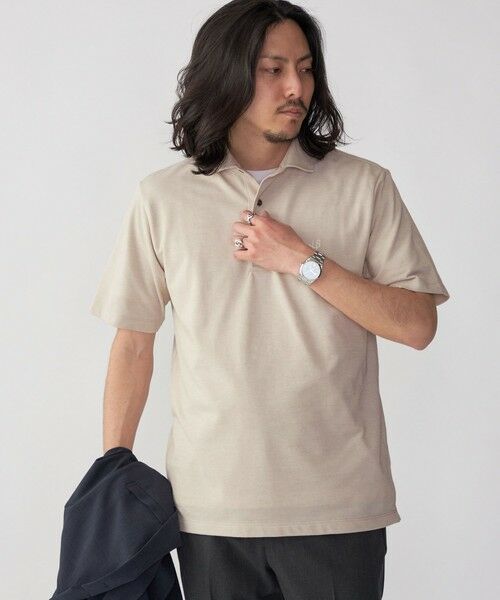 SHIPS / シップス Tシャツ | 【WEB限定】SHIPS:〈吸水速乾〉ドライピケ ワンポイント ロゴ ワイドカラー ポロシャツ | 詳細18