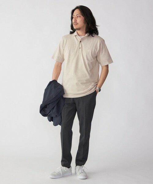 SHIPS / シップス Tシャツ | 【WEB限定】SHIPS:〈吸水速乾〉ドライピケ ワンポイント ロゴ ワイドカラー ポロシャツ | 詳細17