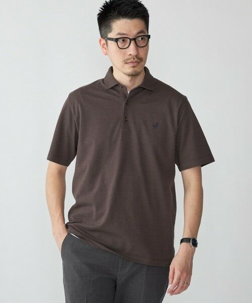 SHIPS / シップス Tシャツ | 【WEB限定】SHIPS:〈吸水速乾〉ドライピケ ワンポイント ロゴ ワイドカラー ポロシャツ | 詳細28