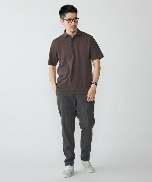 SHIPS / シップス Tシャツ | 【WEB限定】SHIPS:〈吸水速乾〉ドライピケ ワンポイント ロゴ ワイドカラー ポロシャツ | 詳細27