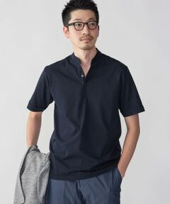 SHIPS / シップス Tシャツ | 【WEB限定】SHIPS:〈接触冷感〉アイスタッチ プレーティングジャージー パイピング バンドカラーポロシャツ