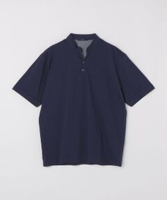 SHIPS / シップス Tシャツ | 【新色追加】【WEB限定】SHIPS:〈接触冷感〉アイスタッチ プレーティングジャージー パイピング バンドカラーポロシャツ
